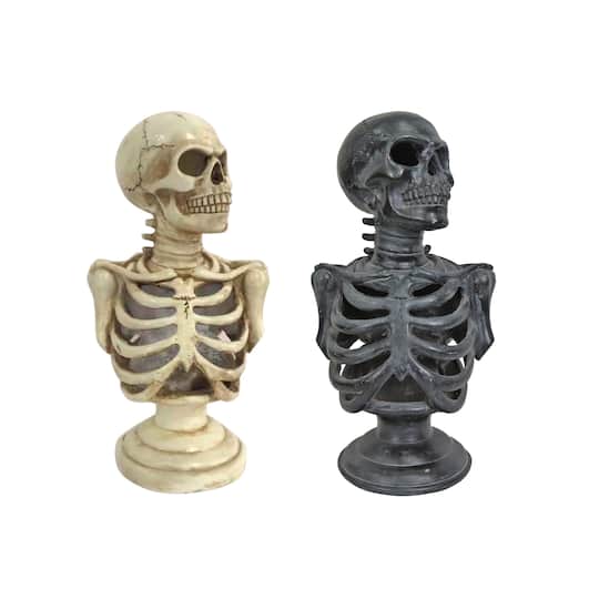 Assorted 12.6&#x22; Tabletop Halloween Skeleton Bust by Ashland&#xAE;
